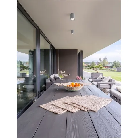 Plafoniera Exterior 9540227 Ritz Nova Luce, Natural, Led, Gri