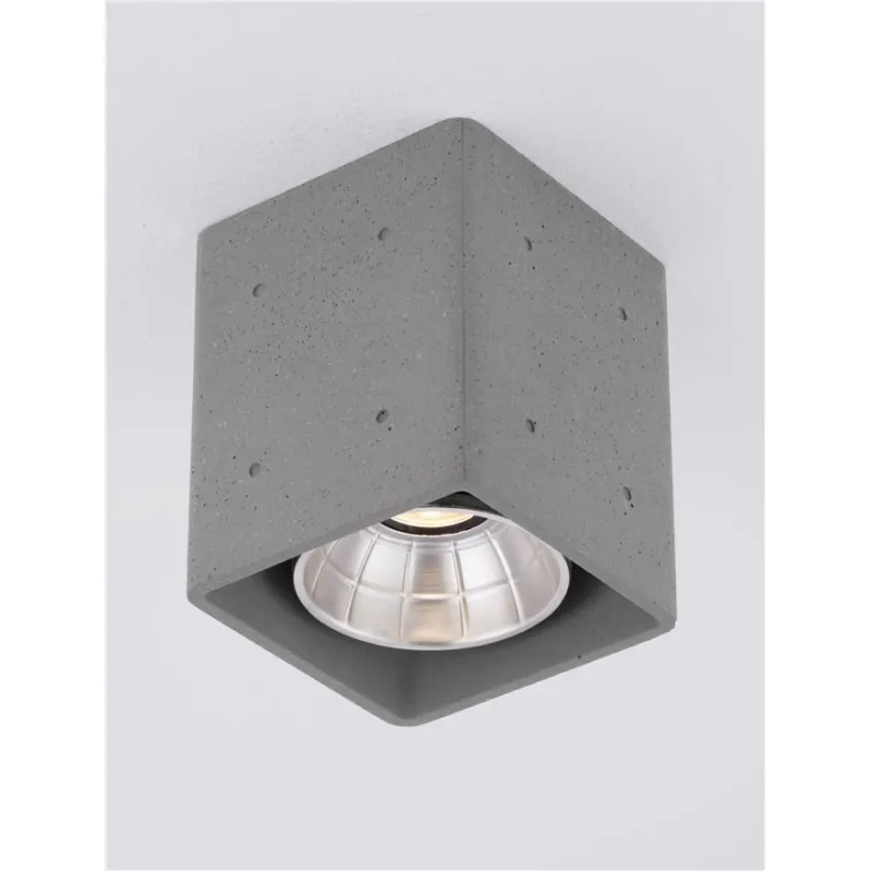 Plafoniera Exterior 9540228 Ritz Nova Luce, Natural, Led, Gri