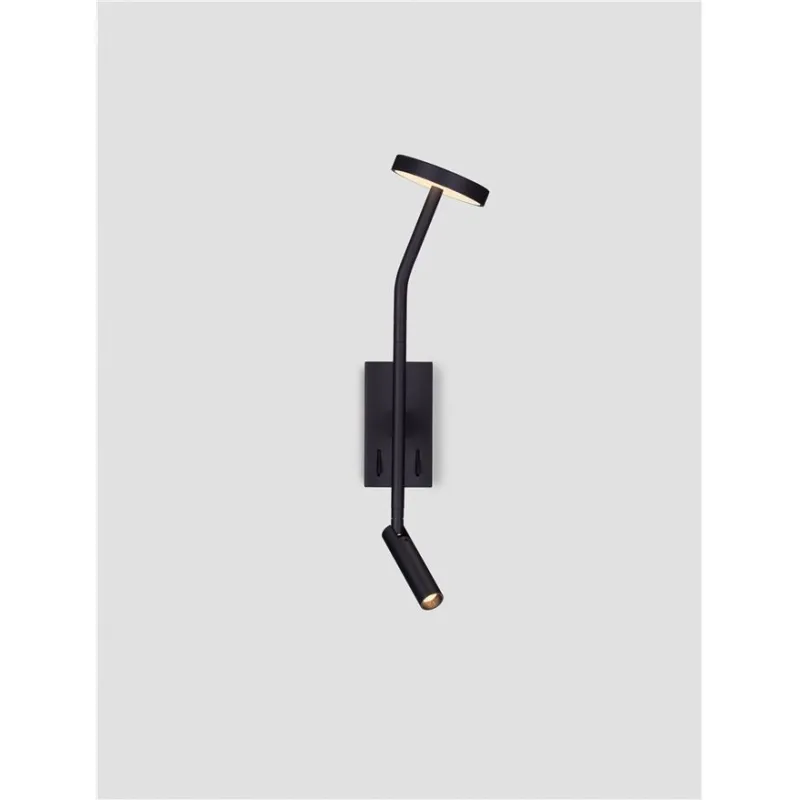 Aplica 9540250 Logos Nova Luce, Modern, Led, Negru