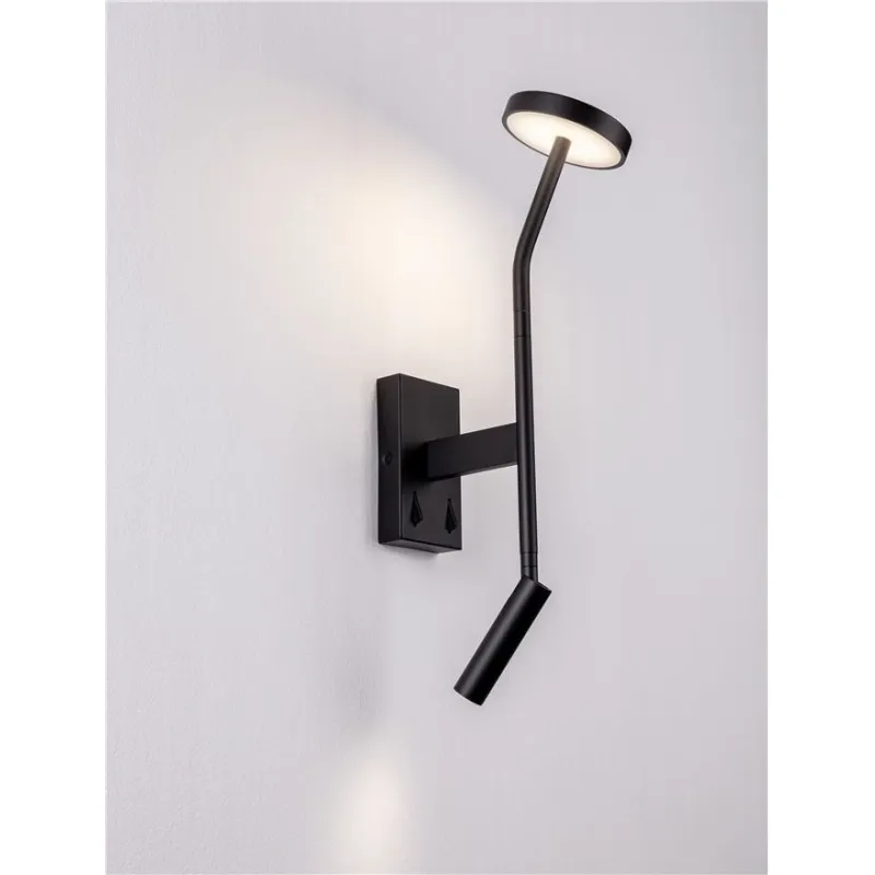 Aplica 9540250 Logos Nova Luce, Modern, Led, Negru