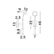 Aplica 9540250 Logos Nova Luce, Modern, Led, Negru