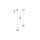 Lampadar 9580924 Elli Nova Luce, Modern, Led, Negru