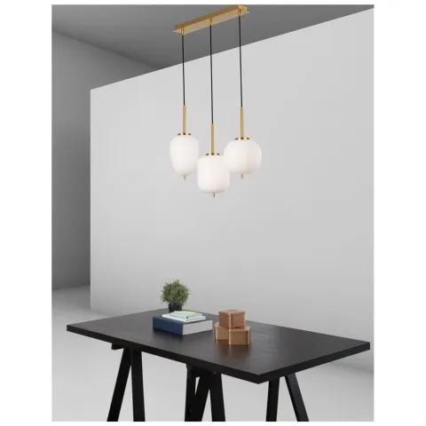 Lustra 9624067 Lato Nova Luce, Clasic, E14, Negru