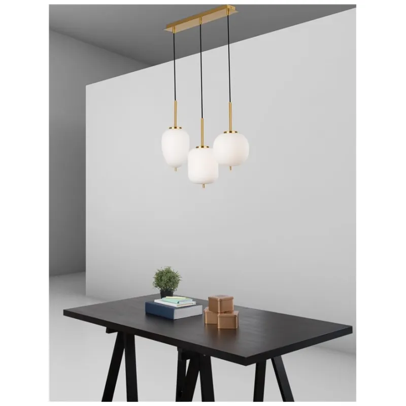 Lustra 9624067 Lato Nova Luce, Clasic, E14, Negru