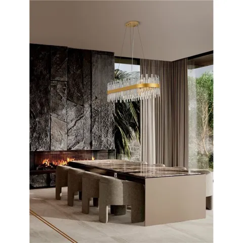 Candelabru 9695119 Crown Nova Luce, Clasic, G9, Auriu