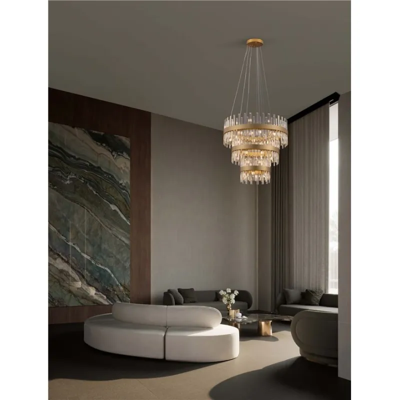 Candelabru 9695121 Crown Nova Luce, Clasic, G9, Auriu