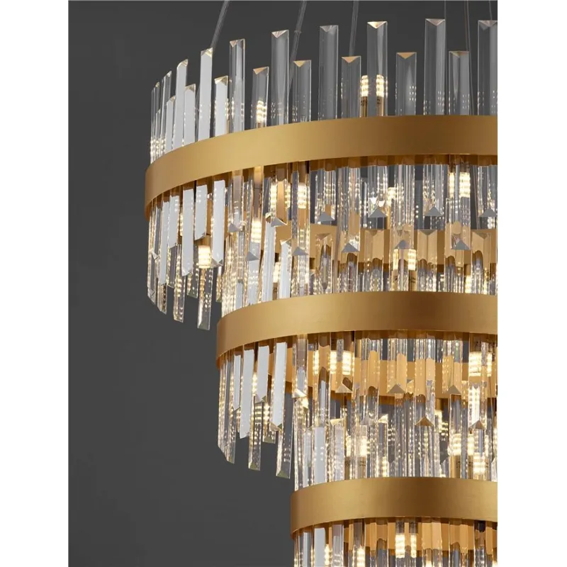 Candelabru 9695121 Crown Nova Luce, Clasic, G9, Auriu