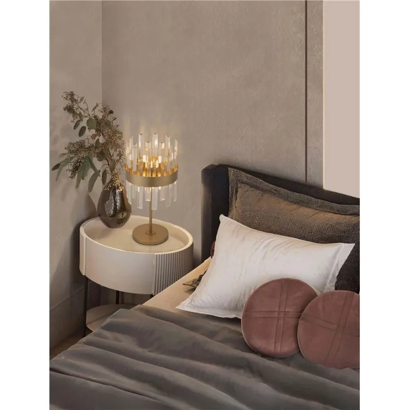 Veioza 9695122 Crown Nova Luce, Clasic, G9, Auriu