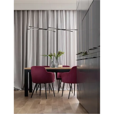 Lustra 9695213 Raccio Nova Luce, Modern, Led, Negru