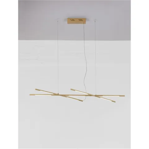 Lustra 9695214 Raccio Nova Luce, Modern, Led, Auriu