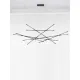 Lustra 9695216 Raccio Nova Luce, Modern, Led, Negru