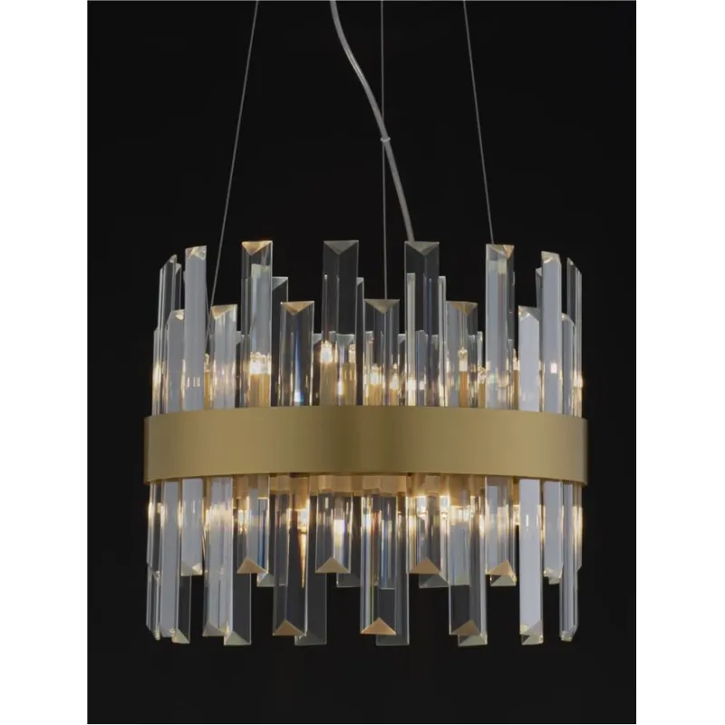 Candelabru 9695219 Crown Nova Luce, Clasic, G9, Auriu