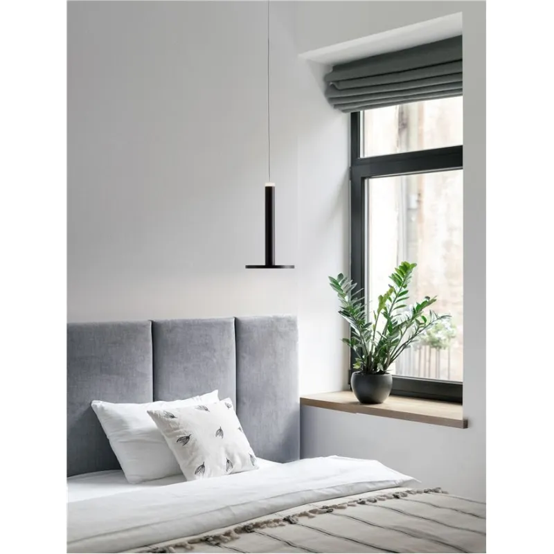 Pendul 9695226 Palencia Nova Luce, Modern, Led, Negru