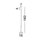 Pendul 9695226 Palencia Nova Luce, Modern, Led, Negru