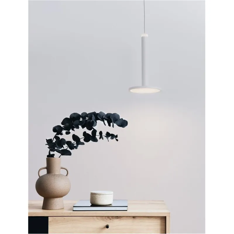 Pendul 9695228 Palencia Nova Luce, Modern, Led, Alb