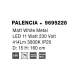Pendul 9695228 Palencia Nova Luce, Modern, Led, Alb