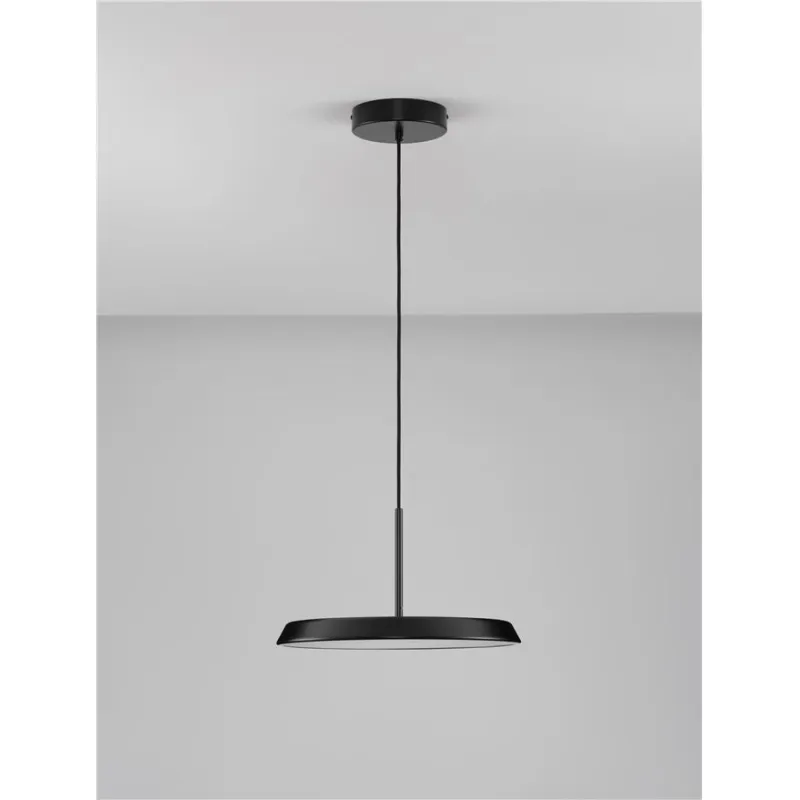 Pendul 9695320 Ophelia Nova Luce, Modern, Led, Negru