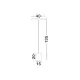 Lampadar 9695325 Ophelia Nova Luce, Modern, Led, Alb