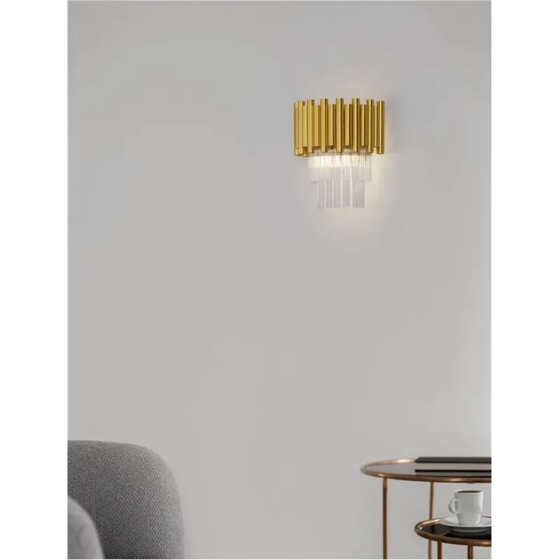 Aplica 9824082 Magnolia Nova Luce, Clasic, E14, Auriu