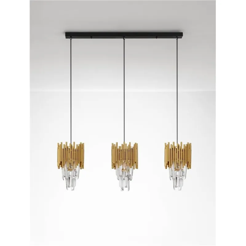 Candelabru 9824083 Rilva Nova Luce, Clasic, E14, Auriu
