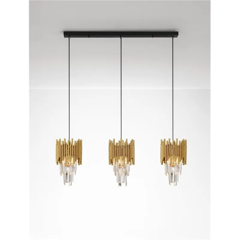 Candelabru 9824083 Rilva Nova Luce, Clasic, E14, Auriu