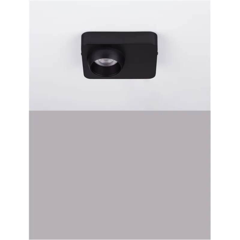 Plafoniera 9870028 Kedros Nova Luce, Modern, Led, Negru