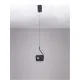 Pendul 9870030 Kedros Nova Luce, Modern, Led, Negru