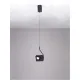 Pendul 9870030 Kedros Nova Luce, Modern, Led, Negru