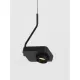 Pendul 9870030 Kedros Nova Luce, Modern, Led, Negru