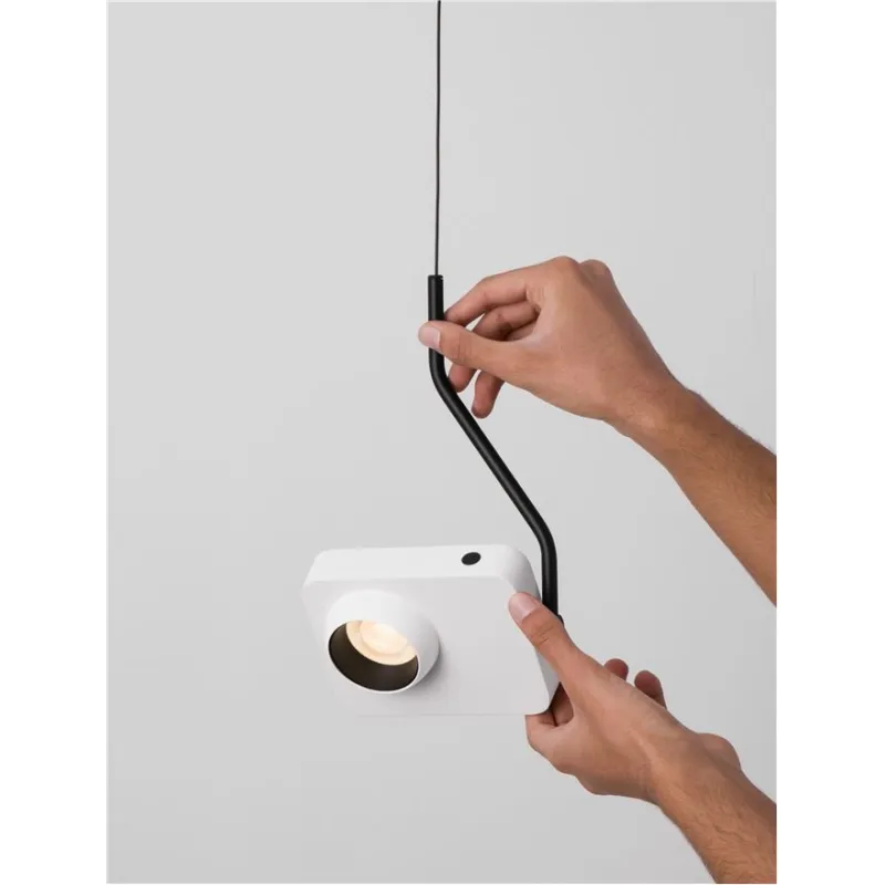 Pendul 9870031 Kedros Nova Luce, Modern, Led, Alb