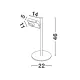 Veioza 9870033 Kedros Nova Luce, Modern, Led, Negru