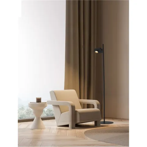 Lampadar 9870034 Kedros Nova Luce, Modern, Led, Negru
