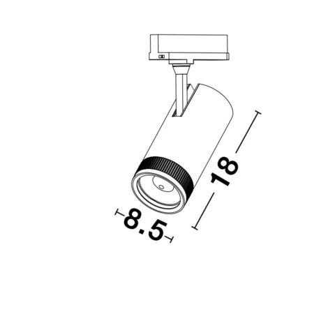 Downlight 3 Faze 9913073 4-Wires Track Nova Luce