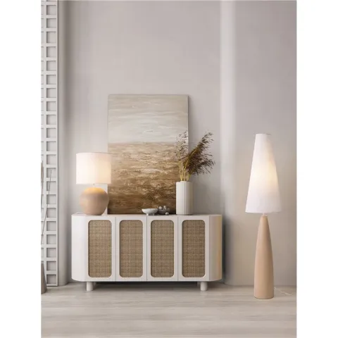 Lampadar 9919103 Mizu Nova Luce, Natural, E27, Alb