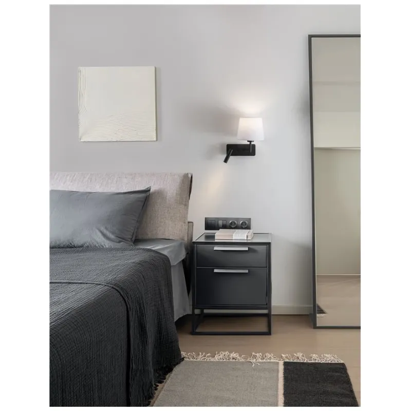 Aplica 9919151 Savona Nova Luce, Modern, E27, Negru