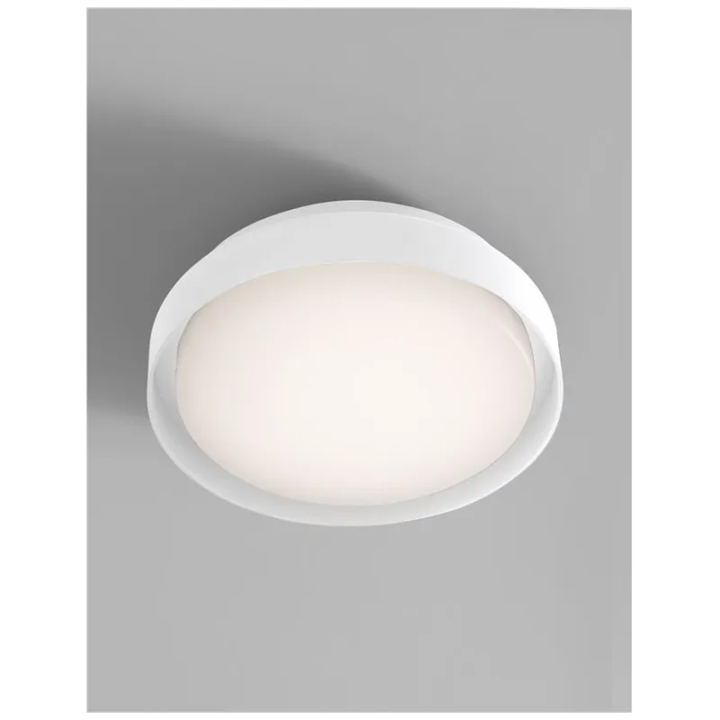 Plafoniera Exterior 9944602 Oliver Nova Luce, Modern, Led, Alb