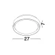 Plafoniera Exterior 9944602 Oliver Nova Luce, Modern, Led, Alb
