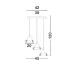 Suspensie LUMI Nova Luce Modern, Led, 17320201, Grecia