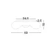 Plafoniera BIANCO Nova Luce Modern, E27, 51011402, Grecia