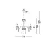 Candelabru MOZART Nova Luce Clasic, E14, 51231403, Grecia