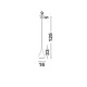 Pendul CIOTO Nova Luce Modern, E27, 5397201, Grecia