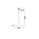Pendul CHIOTO Nova Luce Modern, E27, 540601, Grecia