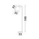 Lampadar STABILE Nova Luce Modern, E27, 549602, Grecia