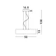 Suspensie FINEZZA Nova Luce Modern, E27, 550401, Grecia