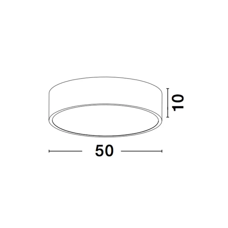 Plafoniera RODA Nova Luce Modern, Led, 6166805, Grecia
