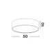 Plafoniera RODA Nova Luce Modern, Led, 6166805, Grecia