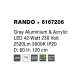 Suspensie RANDO Nova Luce Modern, Led, 6167206, Grecia