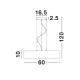 Suspensie RODA Nova Luce Modern, Led, 616804, Grecia