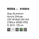 Suspensie RODA Nova Luce Modern, Led, 616804, Grecia