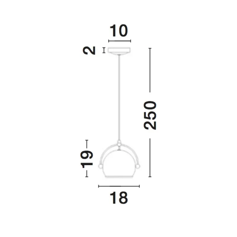 Pendul DEGLI Nova Luce Modern, E27, 6990401, Grecia